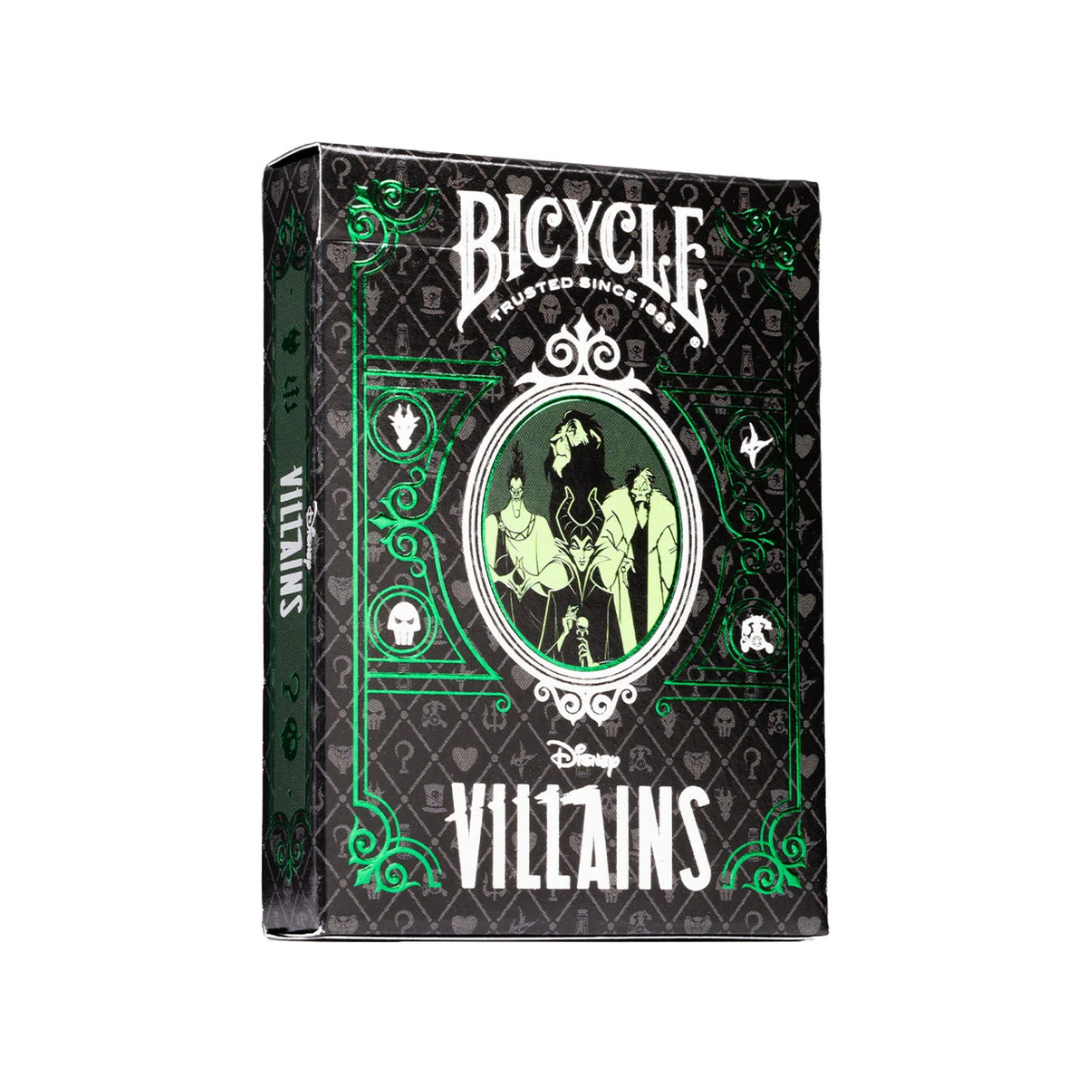 Bicycle Disney Villains Playing Cards – Purple or Green Edition