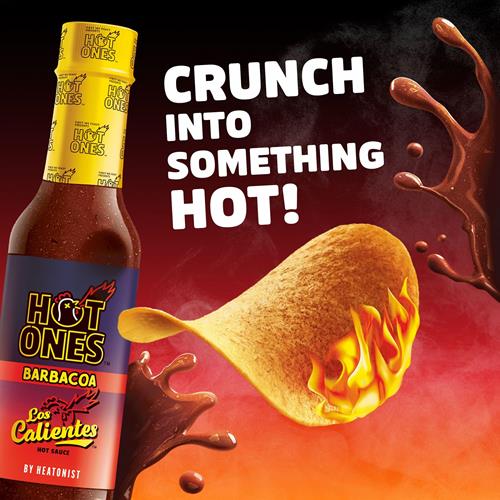 Pringles Hot Ones Los Calientes Potato Crisps Chips, Barbacoa, Spicy Snacks, Hot Sauce Inspired, 5.5Oz Can (1 Can)?