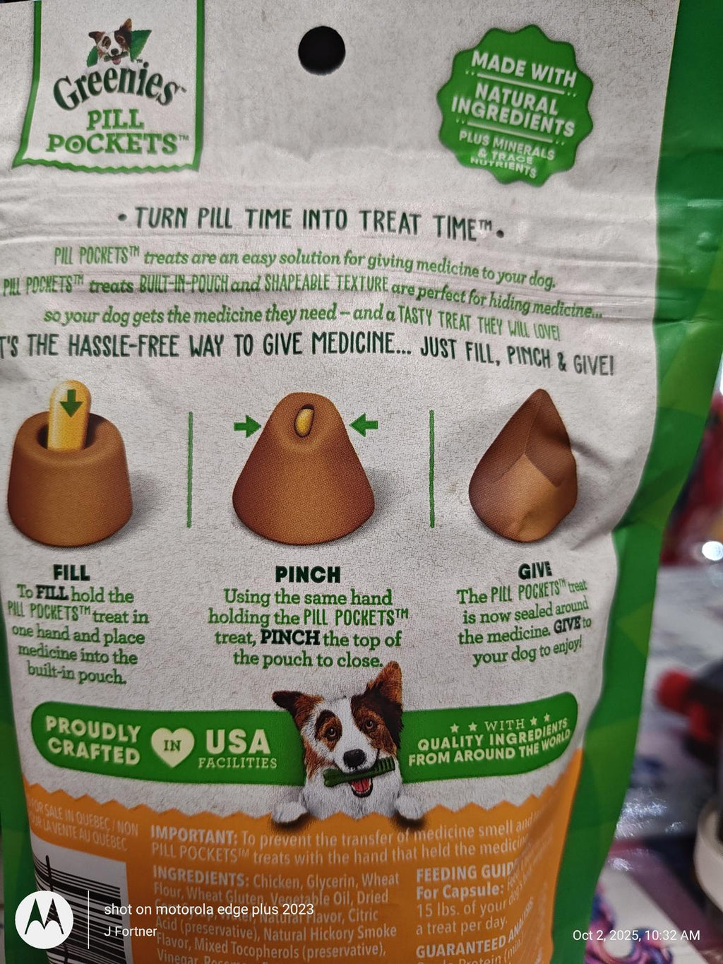 Hide a Capsule Pet Treats  for Dogs , 30 Count (Pack of 1), Chicken Flavor