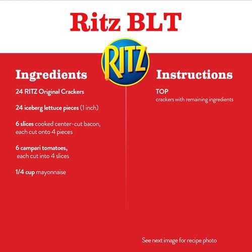 Ritz Original Crackers, Snacks For Kids And Adults, Lunch Snacks, Party Size, 27.4 Oz