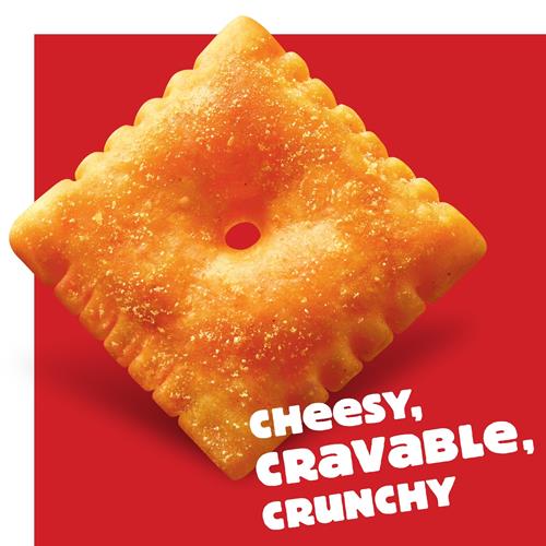 Cheez-It Cheese Crackers, Baked Snack Crackers, Lunch Snacks, Extra Cheesy, 12.4Oz Box (1 Box)