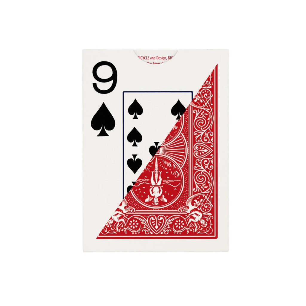 Bicycle Pinochle Playing Cards – Red or Blue Rider Back, Jumbo Index