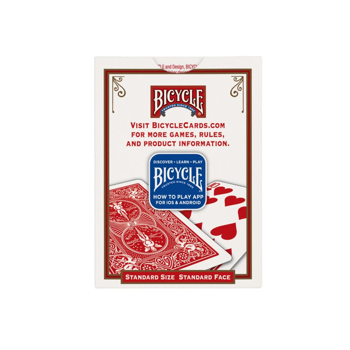 Bicycle 808 Playing Cards – Rider Back – Red or Blue Deck