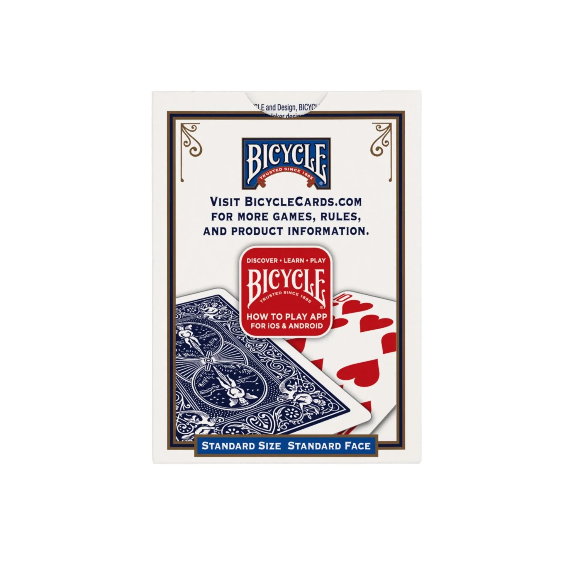 Bicycle 808 Playing Cards – Rider Back – Red or Blue Deck
