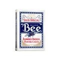 Bee Jumbo Index – Individual Deck (Poker Size, Red or Blue) – Casino Quality