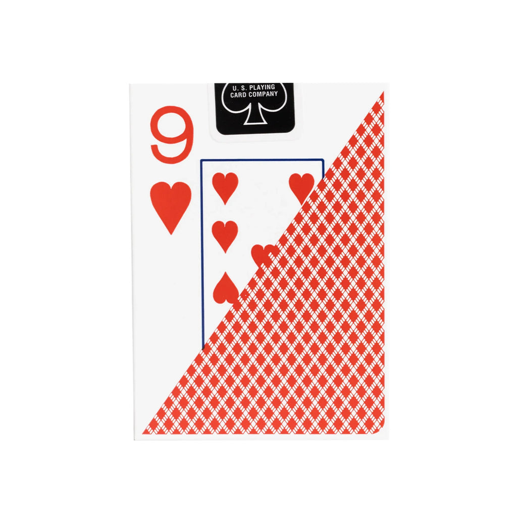 Bee Jumbo Index – Individual Deck (Poker Size, Red or Blue) – Casino Quality