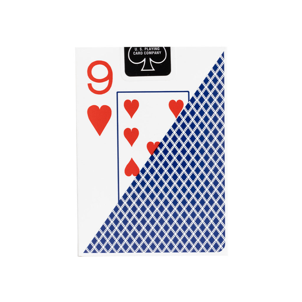 Bee Jumbo Index – Individual Deck (Poker Size, Red or Blue) – Casino Quality