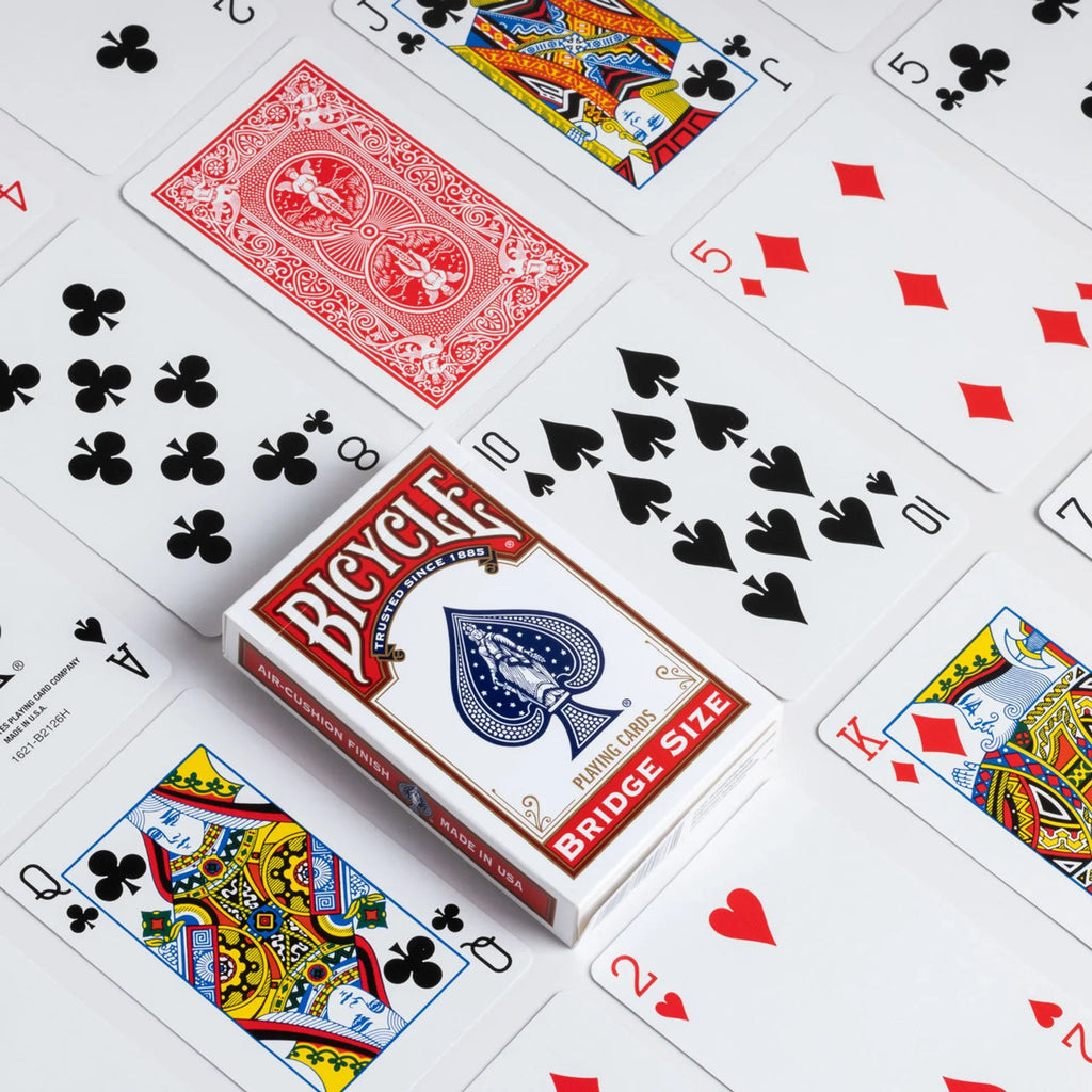 Bicycle Bridge Playing Cards – Rider Back (Red & Blue)