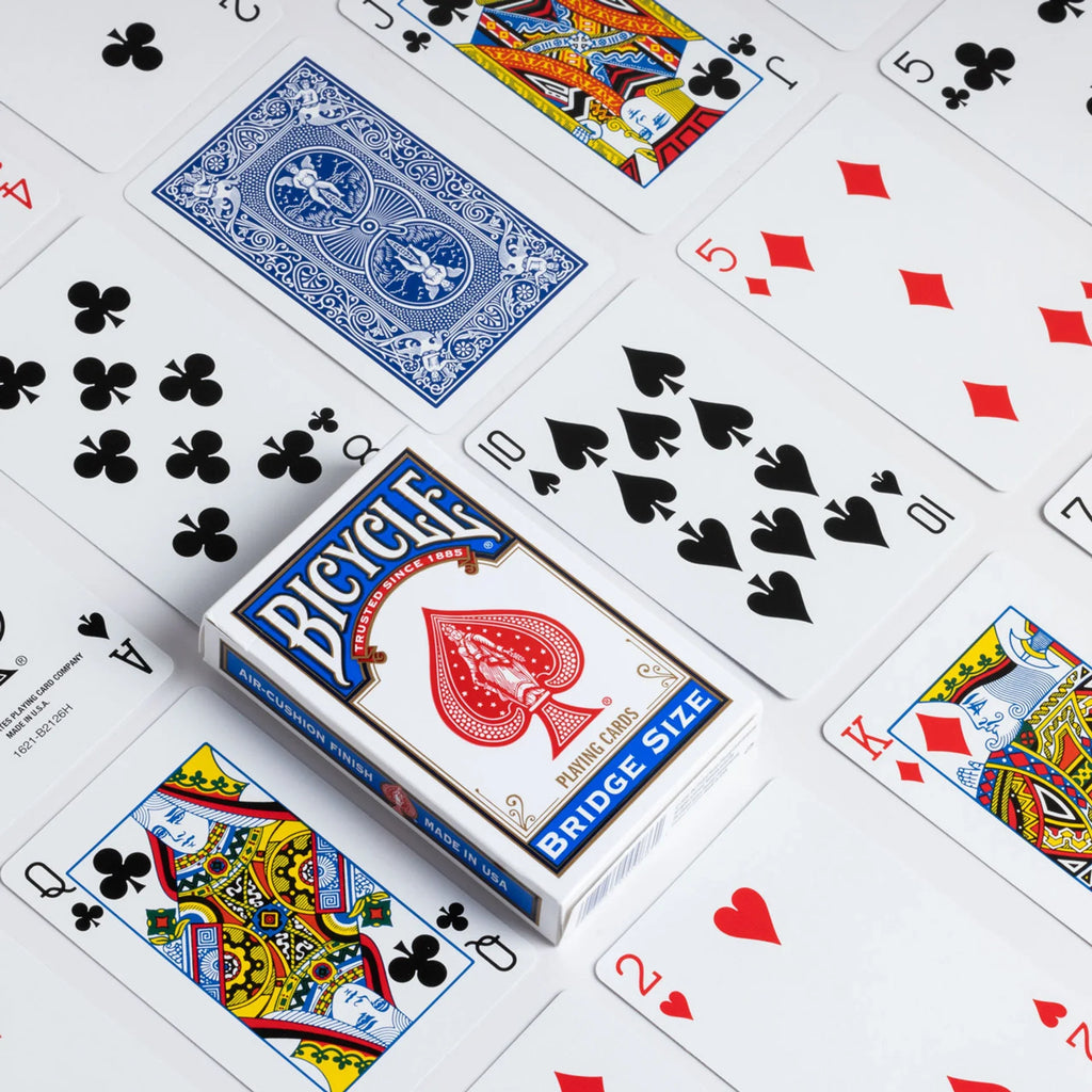 Bicycle Bridge Playing Cards – Rider Back (Red & Blue)