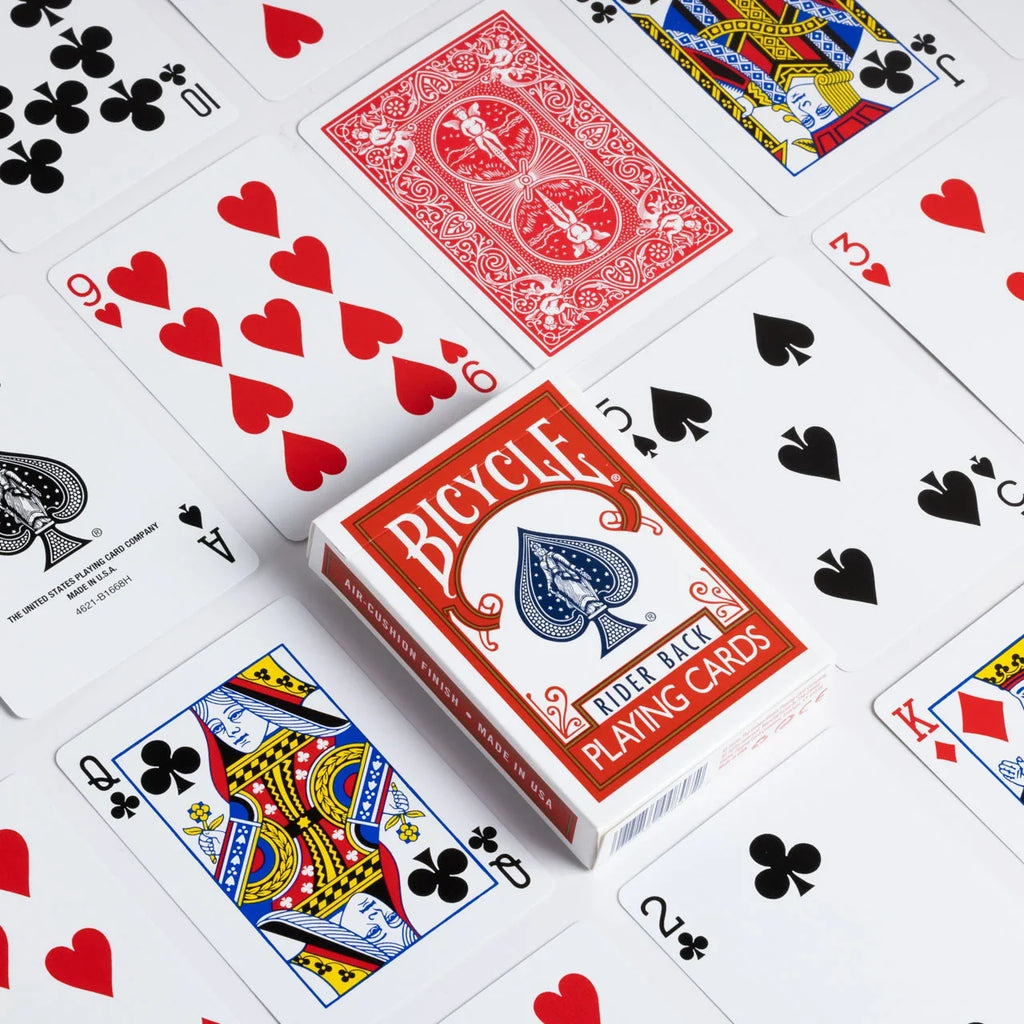Bicycle 807 Rider Back Playing Cards Brick – 12 Red or 12 Blue Decks