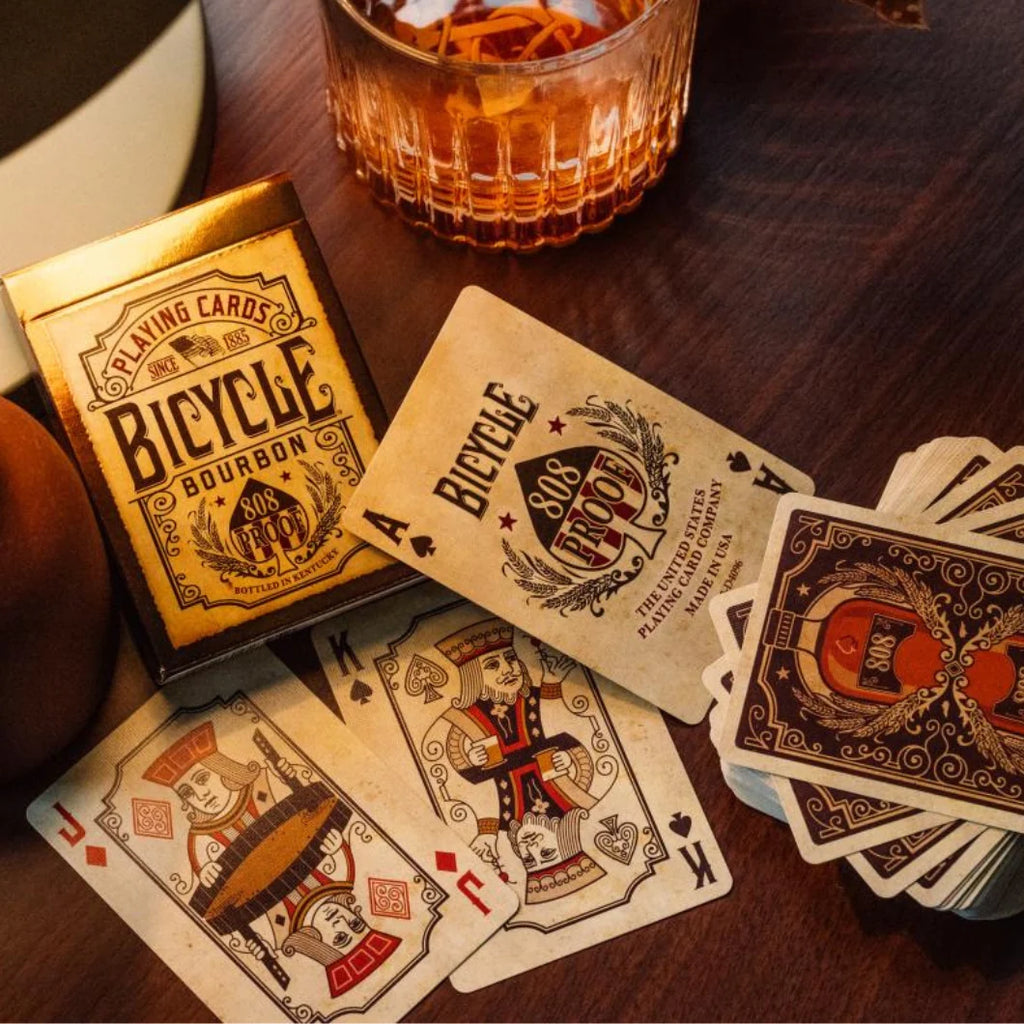 Bicycle Bourbon Playing Cards – 808 Proof Kentucky Classic