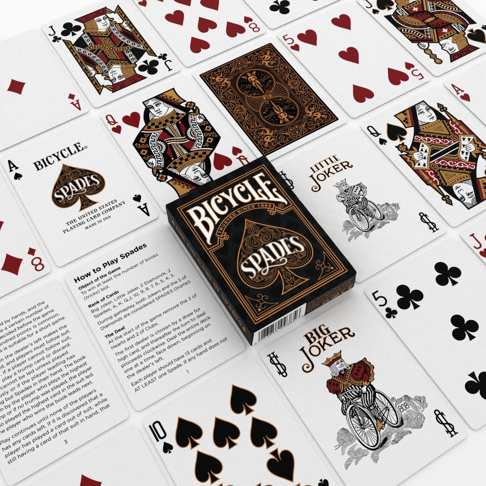 Bicycle Games Made Fun (4 pack — Hearts, Spades, Euchre, Solitaire)