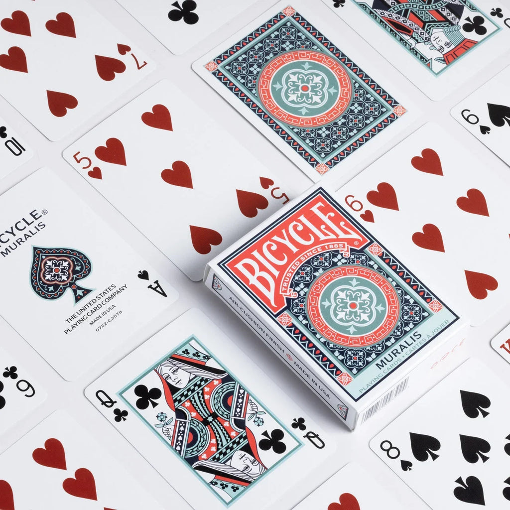 Bicycle Muralis Playing Cards – Mediterranean Tile‑Inspired Bicycle Deck