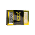 KEM Arrow Black and Gold – Poker Size Standard Index (2-Deck Set)