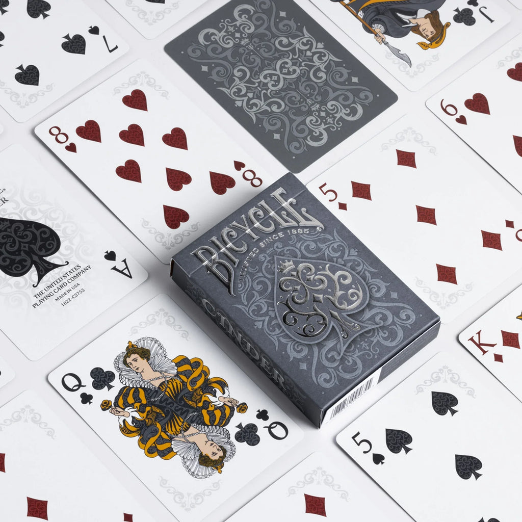 Bicycle Cinder Playing Cards – Premium Smoke-Foil Edition