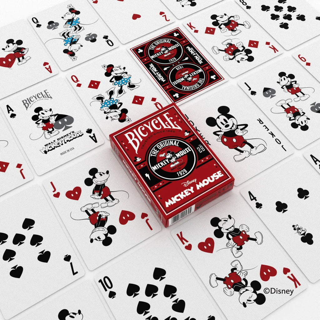 Bicycle Disney Classic Mickey Mouse Playing Cards – Disney Collection