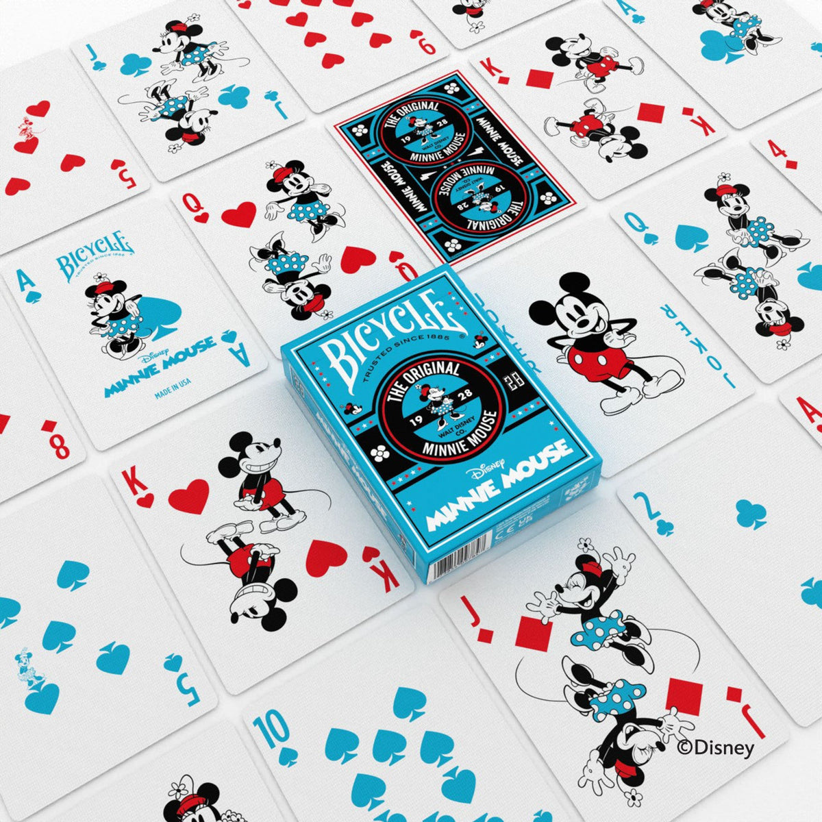Bicycle Disney Classic Minnie Mouse Playing Cards – Disney Collection