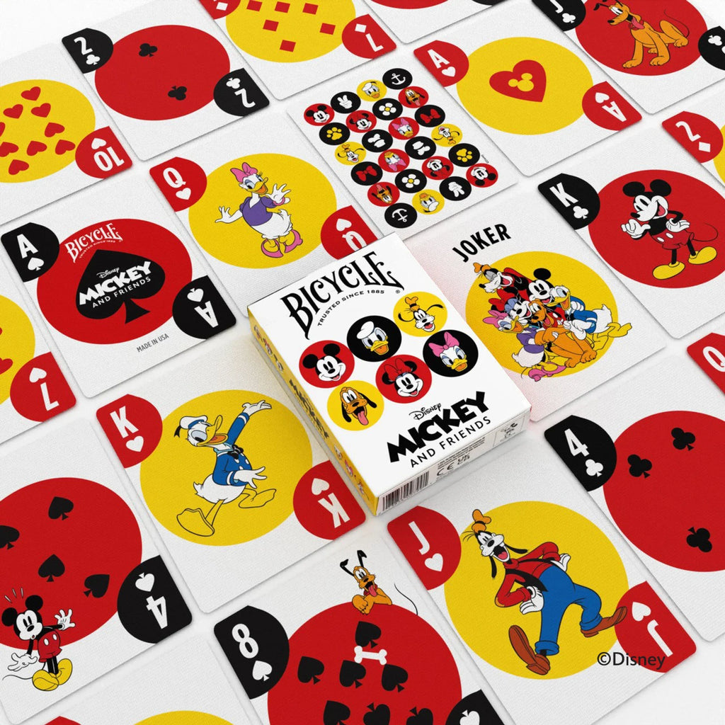 Bicycle Disney Mickey & Friends Playing Cards – Disney Collection