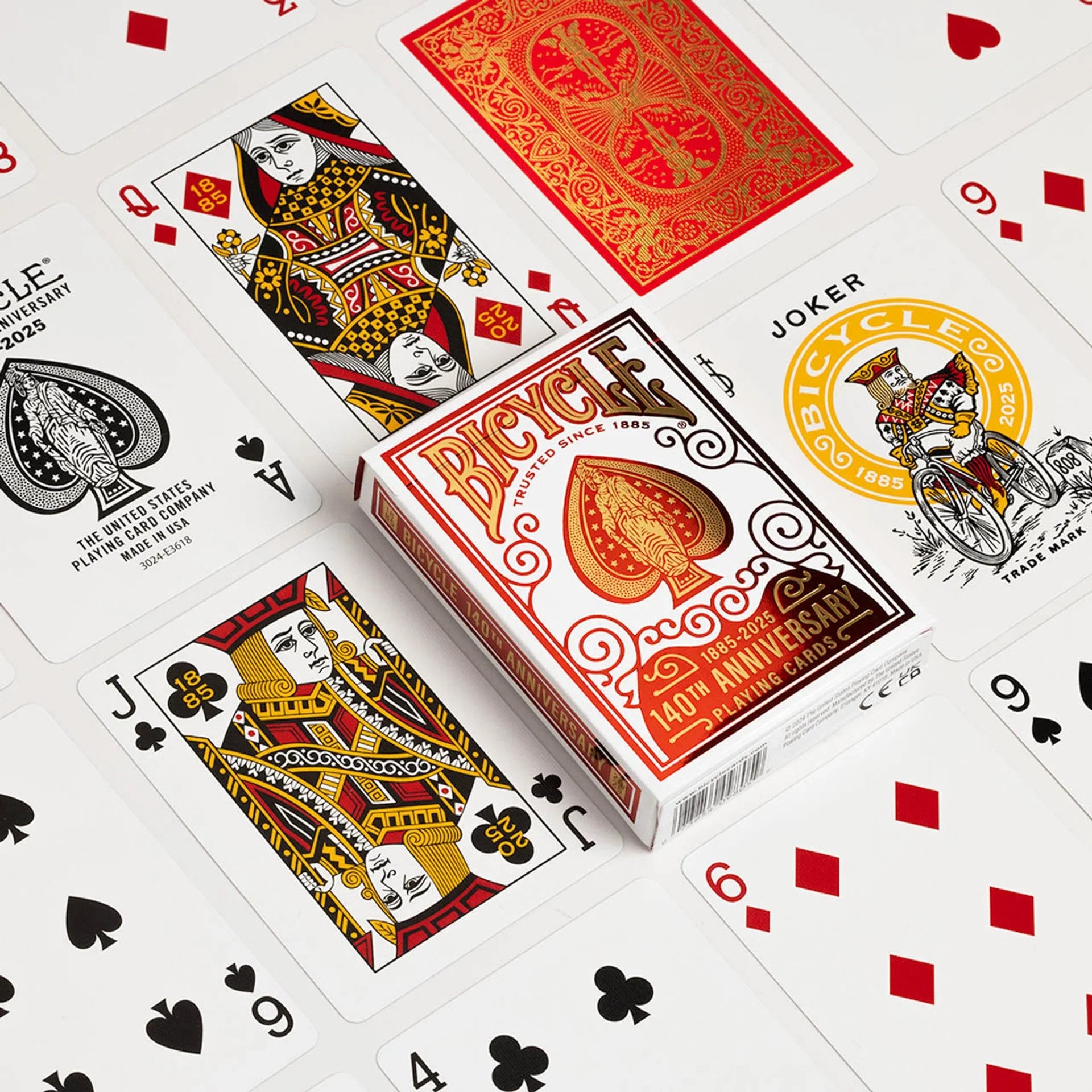 Bicycle 140th Anniversary Playing Cards – Commemorative Limited Edition