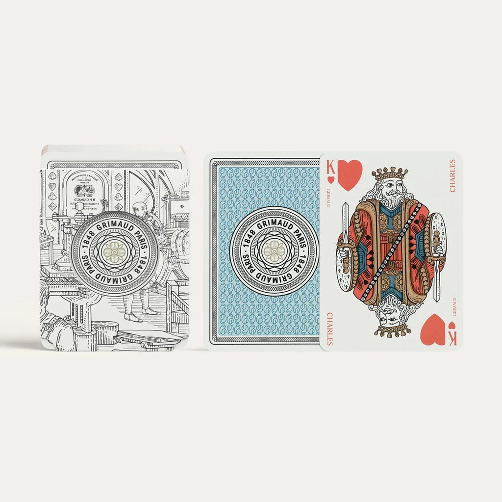 Grimaud N°100 Cartes de Belote – 32-Card French Heritage Deck for Belote, Euchre & Pinochle