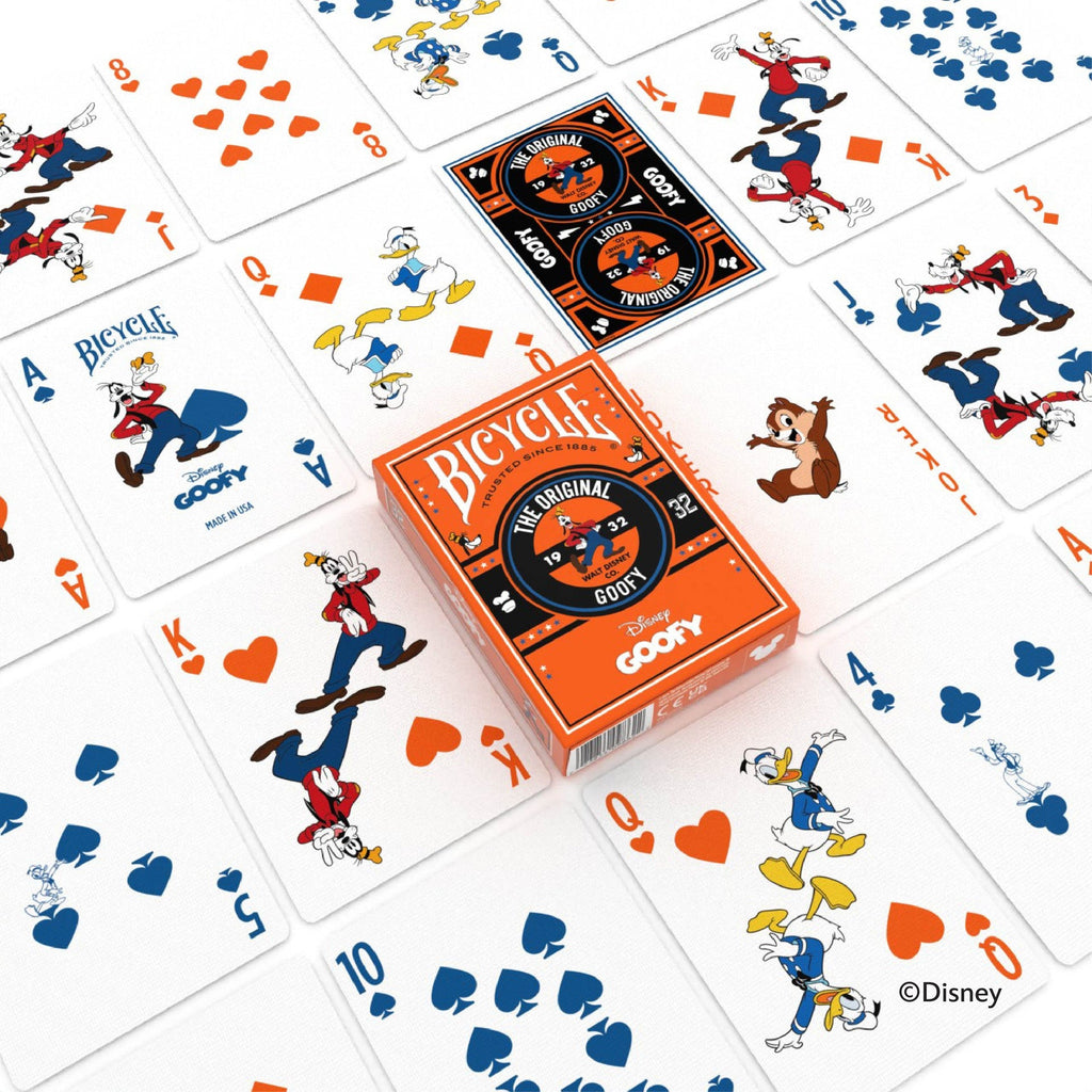 Bicycle Disney Goofy Playing Cards – Disney Collection