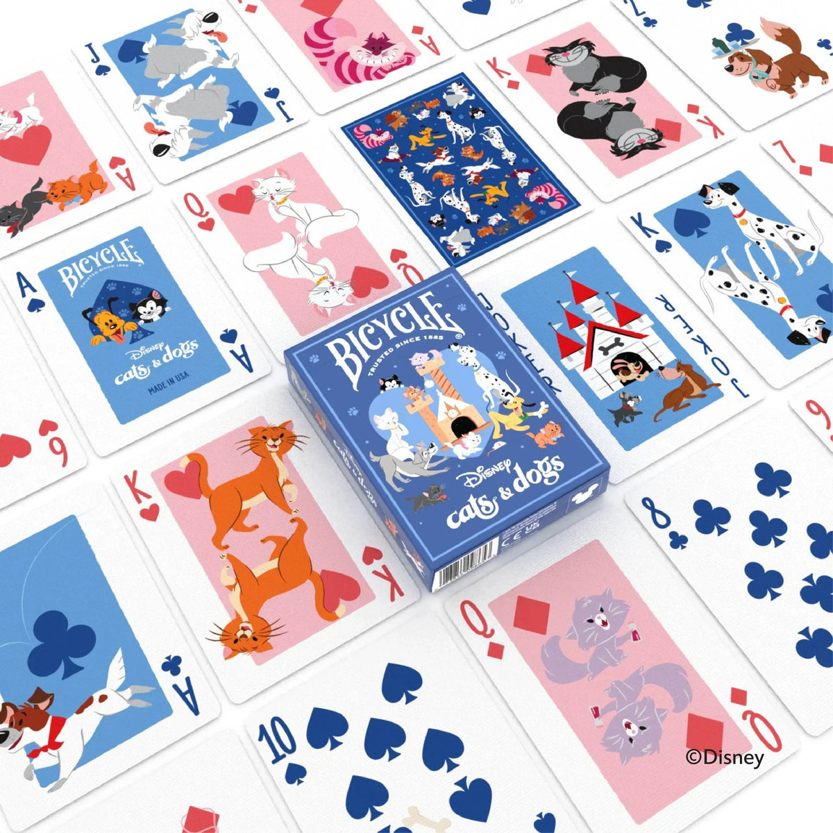 Bicycle Disney Cats & Dogs Playing Cards – Disney Collection