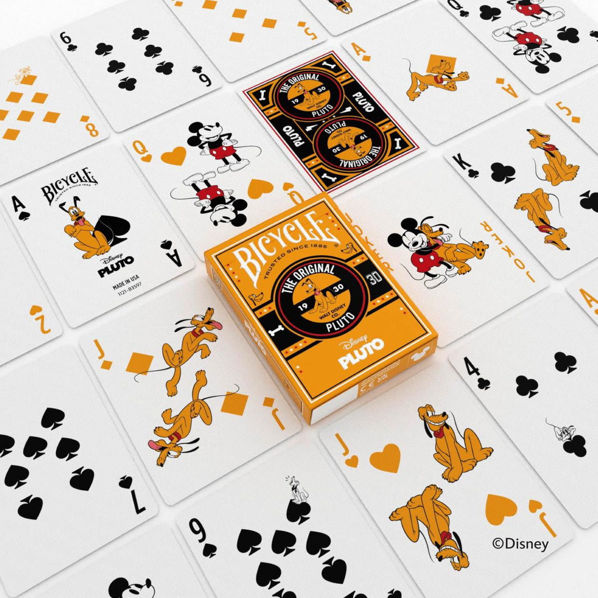 Bicycle Disney Pluto Playing Cards – Classic 1930 Pup at Play
