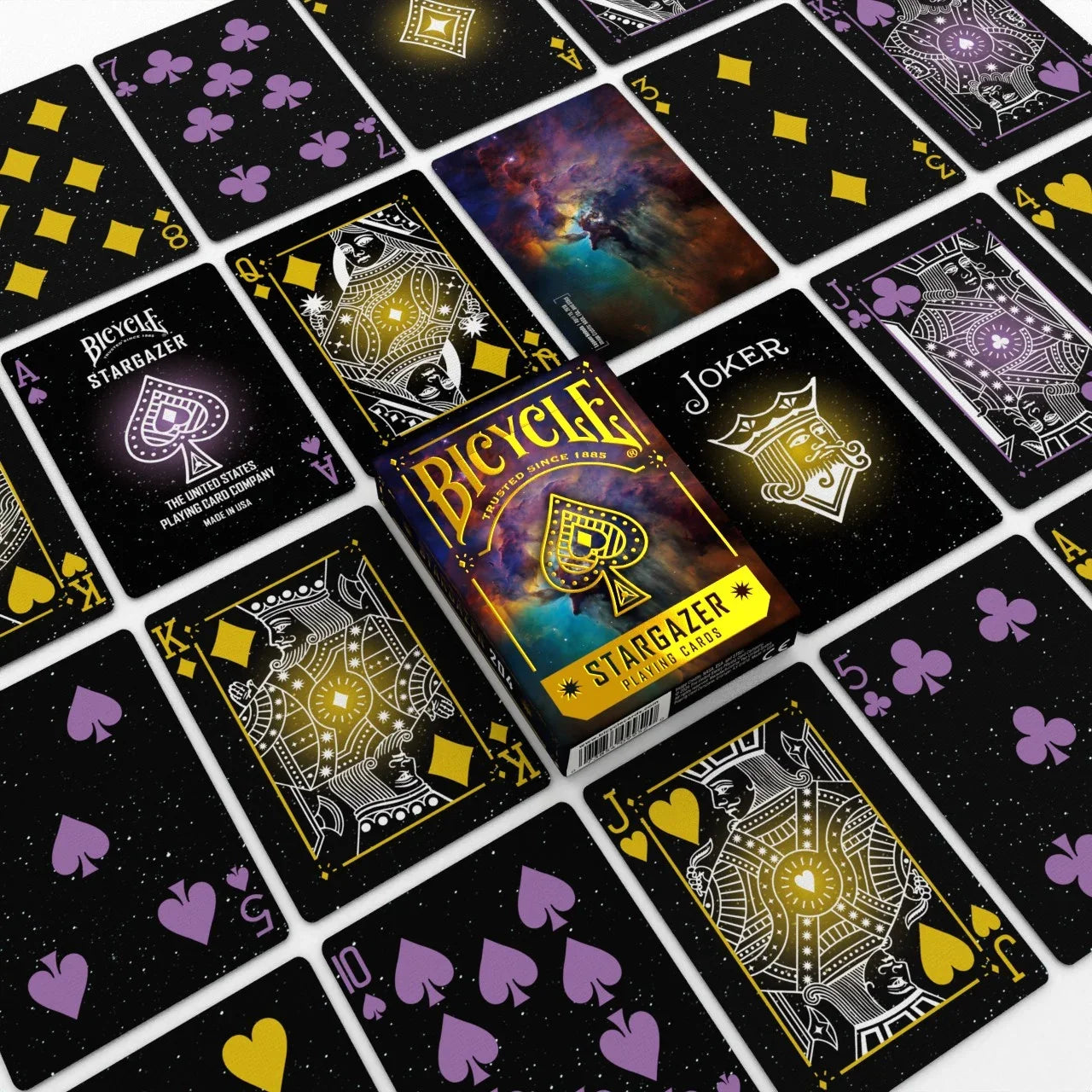 Bicycle Stargazer 204 Playing Cards – Lagoon Nebula Deck