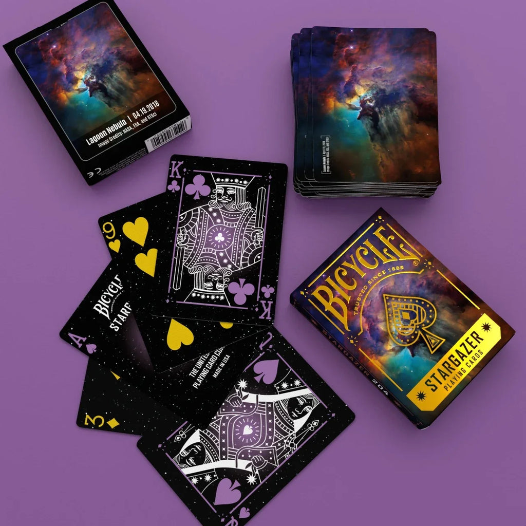 Bicycle Stargazer 204 Playing Cards – Lagoon Nebula Deck