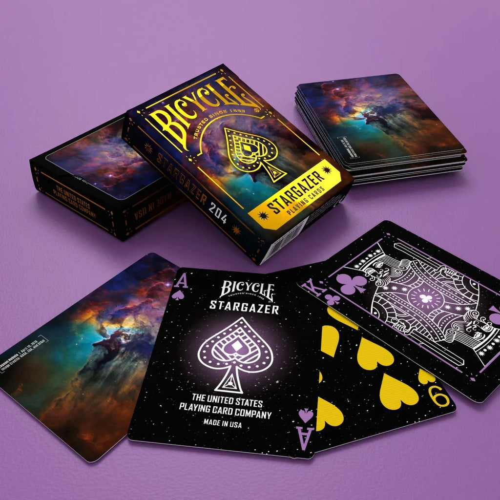 Bicycle Stargazer 204 Playing Cards – Lagoon Nebula Deck