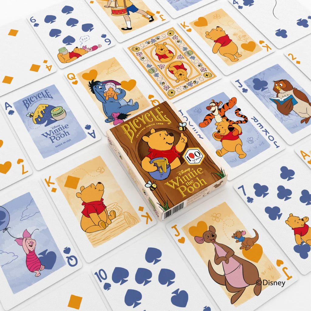 Bicycle Disney Winnie the Pooh Playing Cards – Cozy Fun in the Hundred Acre Wood