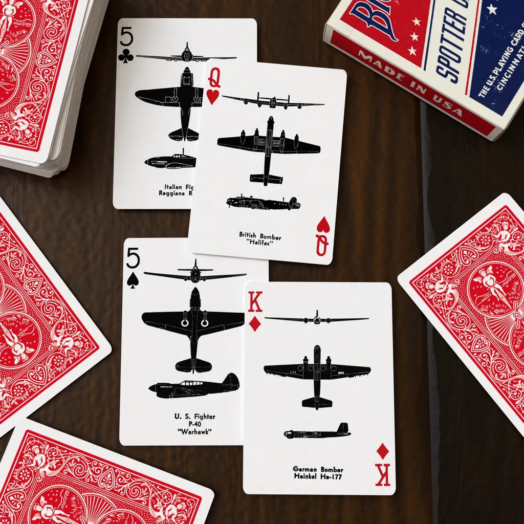 Bicycle Spotter Playing Cards – Red