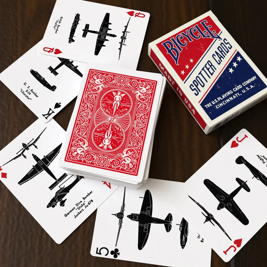 Bicycle Spotter Playing Cards – Red