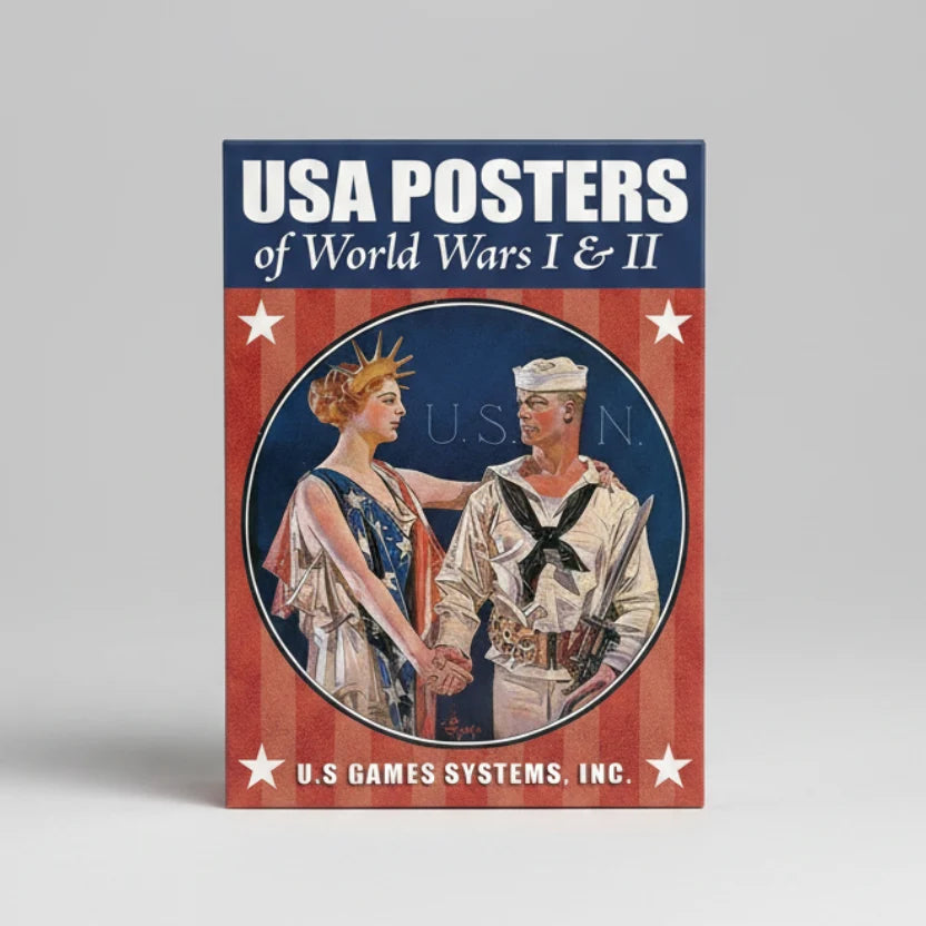 USA Posters of World Wars I and II Poker Deck