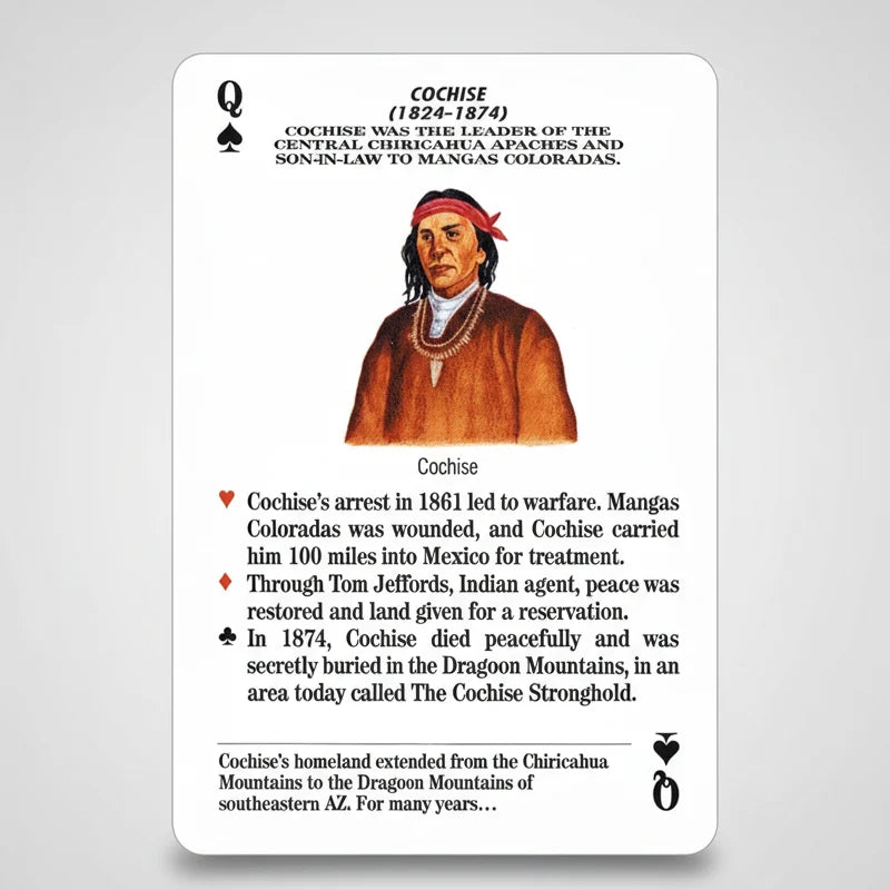 Indian Chiefs of the Old West Game & Playing Cards by U.S. Games Systems