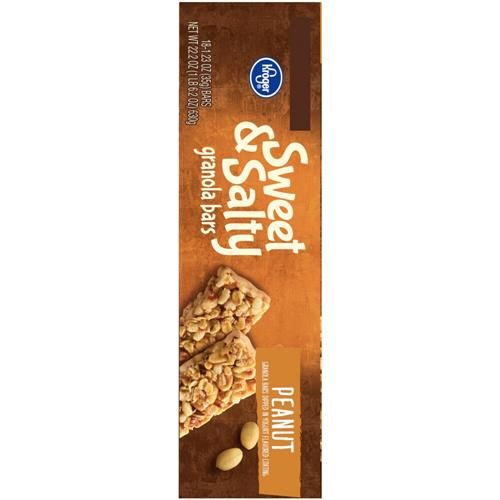 Kroger Sweet & Salty Peanut Granola Bars 18 ct
