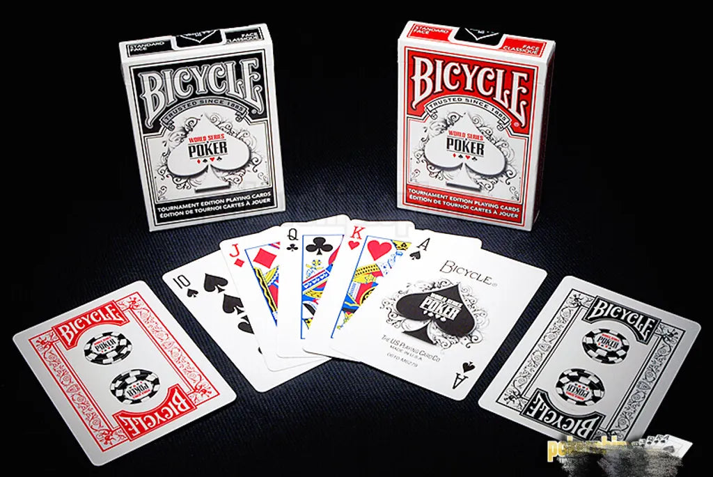 Bicycle World Series of Poker: Limited Edition Set #1 – Black & Red Tournament Decks