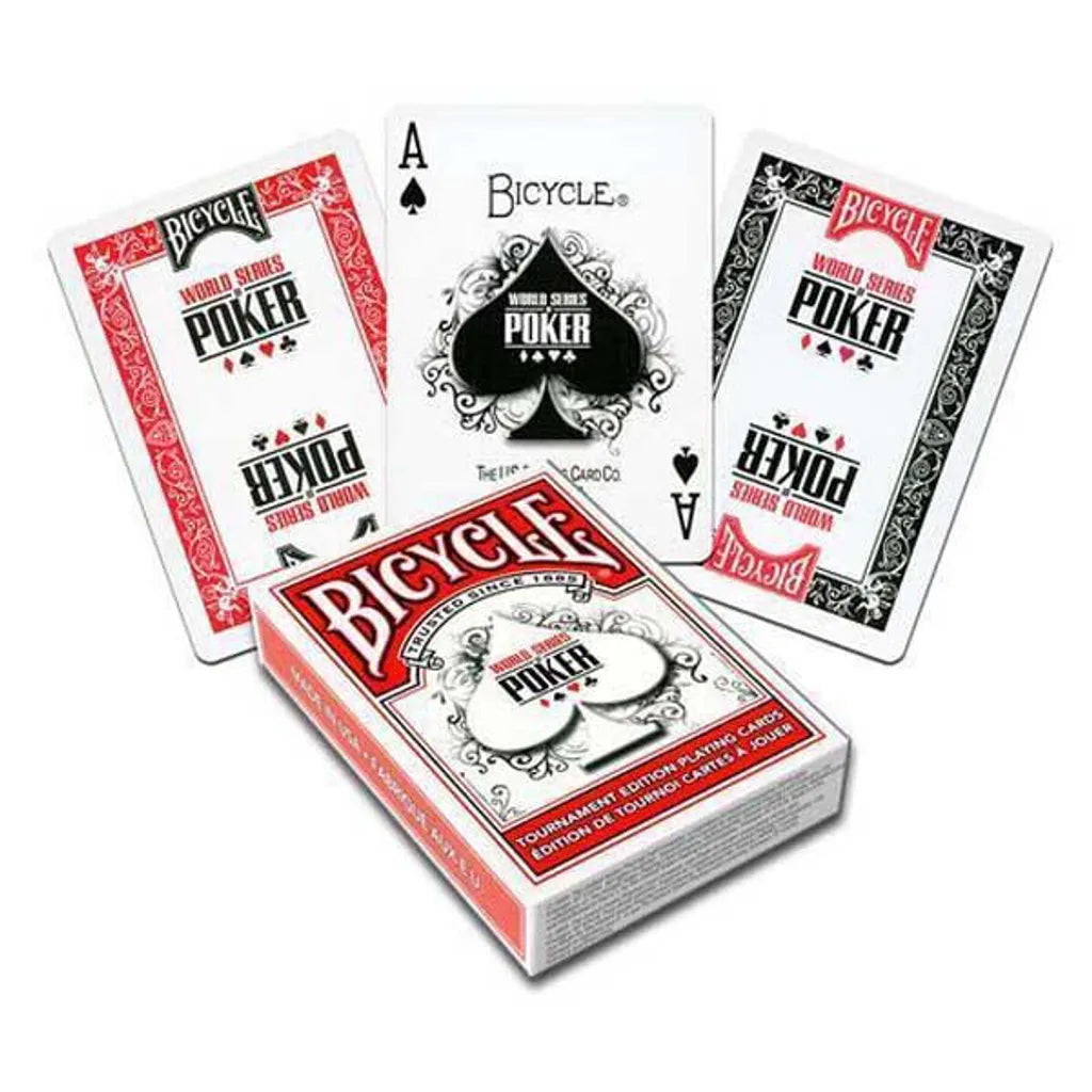 Bicycle World Series of Poker: Limited Edition Set #1 – Black & Red Tournament Decks