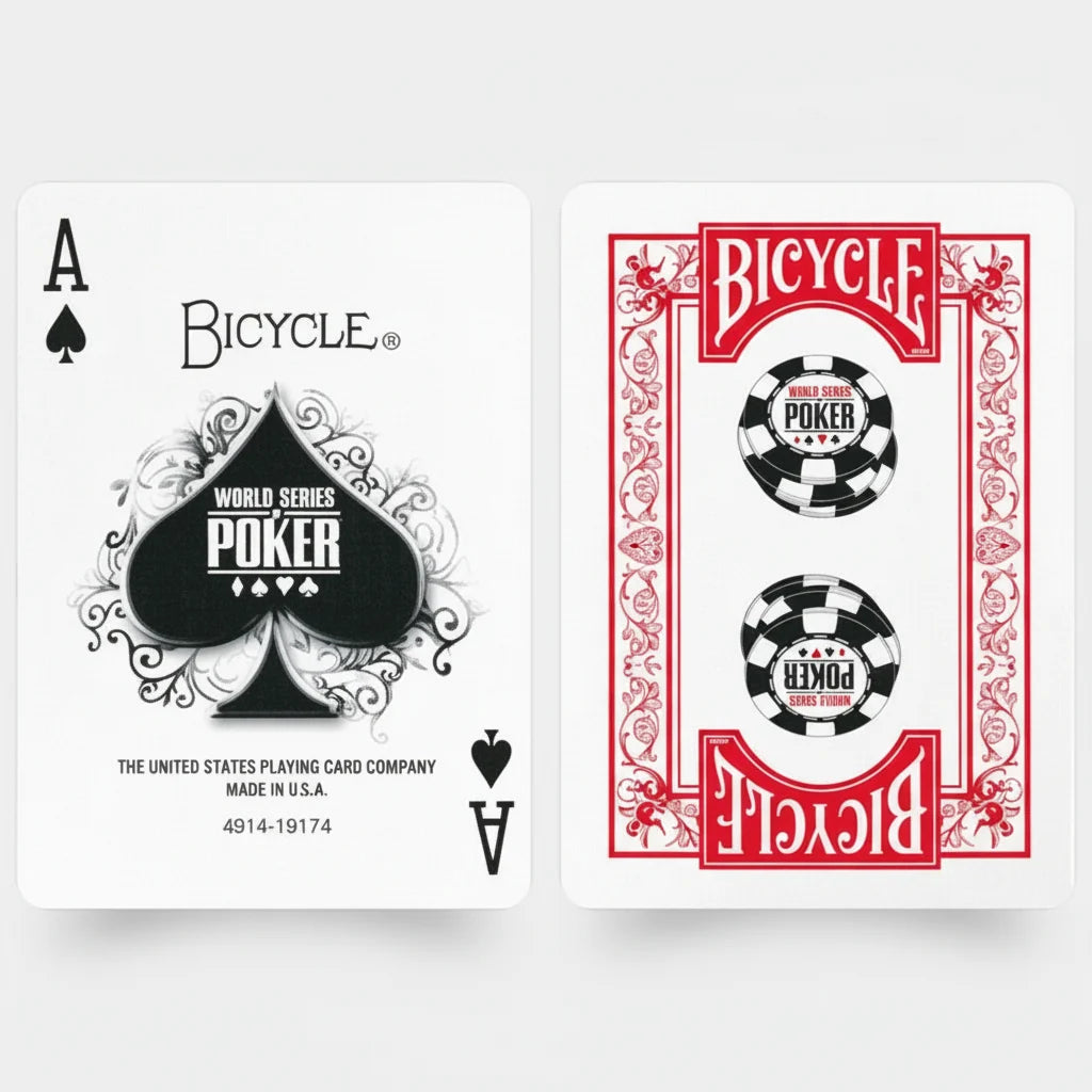Bicycle World Series of Poker: Limited Edition Set #1 – Black & Red Tournament Decks