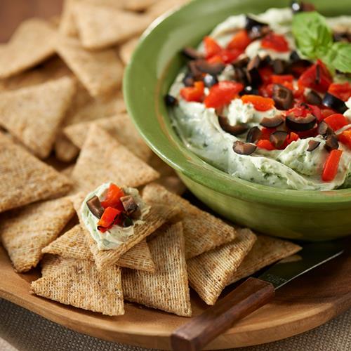 Triscuit Thin Crisps Zesty Jalapeno Whole Grain Wheat Crackers, Lunch Snacks, Snack Crackers, 7.1 Oz