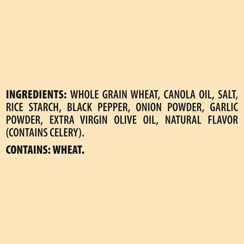 Triscuit Cracked Pepper & Olive Oil Whole Grain Wheat Crackers, Lunch Snacks, Snack Crackers, 8.5 Oz