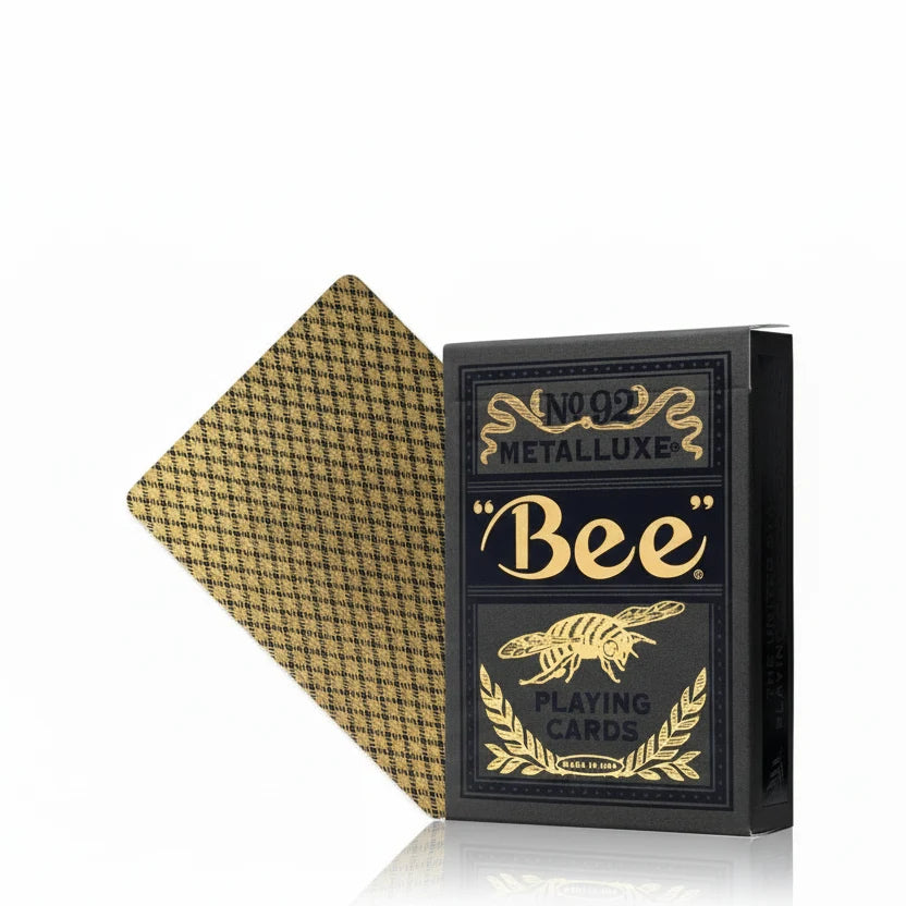 Bee Gold Metalluxe Playing Cards – Limited Edition (2,800 Decks)