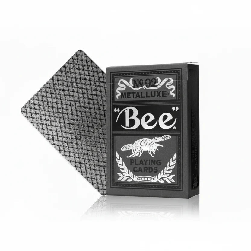 Bee Silver Metalluxe Playing Cards – Limited Edition (2,800 Decks)