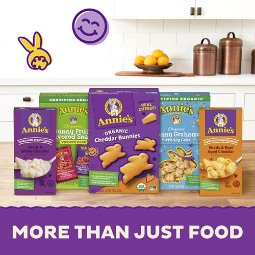 Annies Deluxe Shells And Aged Cheddar, Pasta And Cheese Sauce, Mac And Cheese Made With Organic Pasta, Dinner Side Or Snacks, 11 Oz