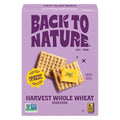 Back To Nature Harvest Whole Wheat Crackers - Dairy Free, Non-Gmo, Made With Whole Grain Wheat & Sea Salt, Delicious Snacks, 7 Ounce