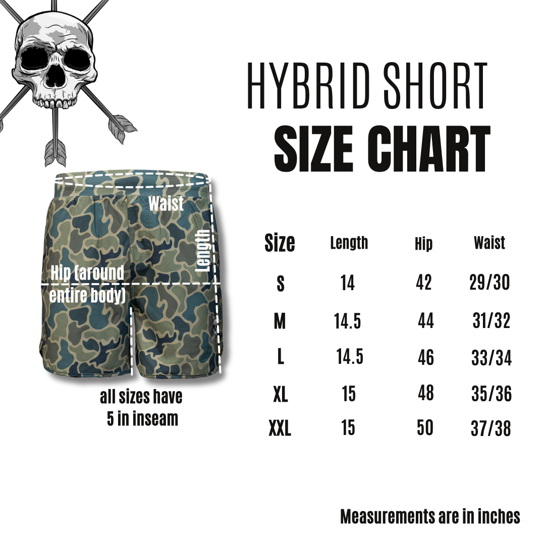 MEN'S | HYBRID SHORT : FROGSKIN