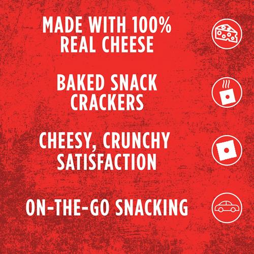 Cheez-It Cheese Crackers, Baked Snack Crackers, Lunch Snacks, Grab N Go, Original, 12Oz Box (12 Packs)