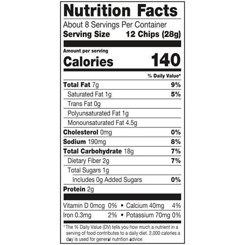Late July Snacks Nacho Cheese Tortilla Chips, 7.8 Oz Bag