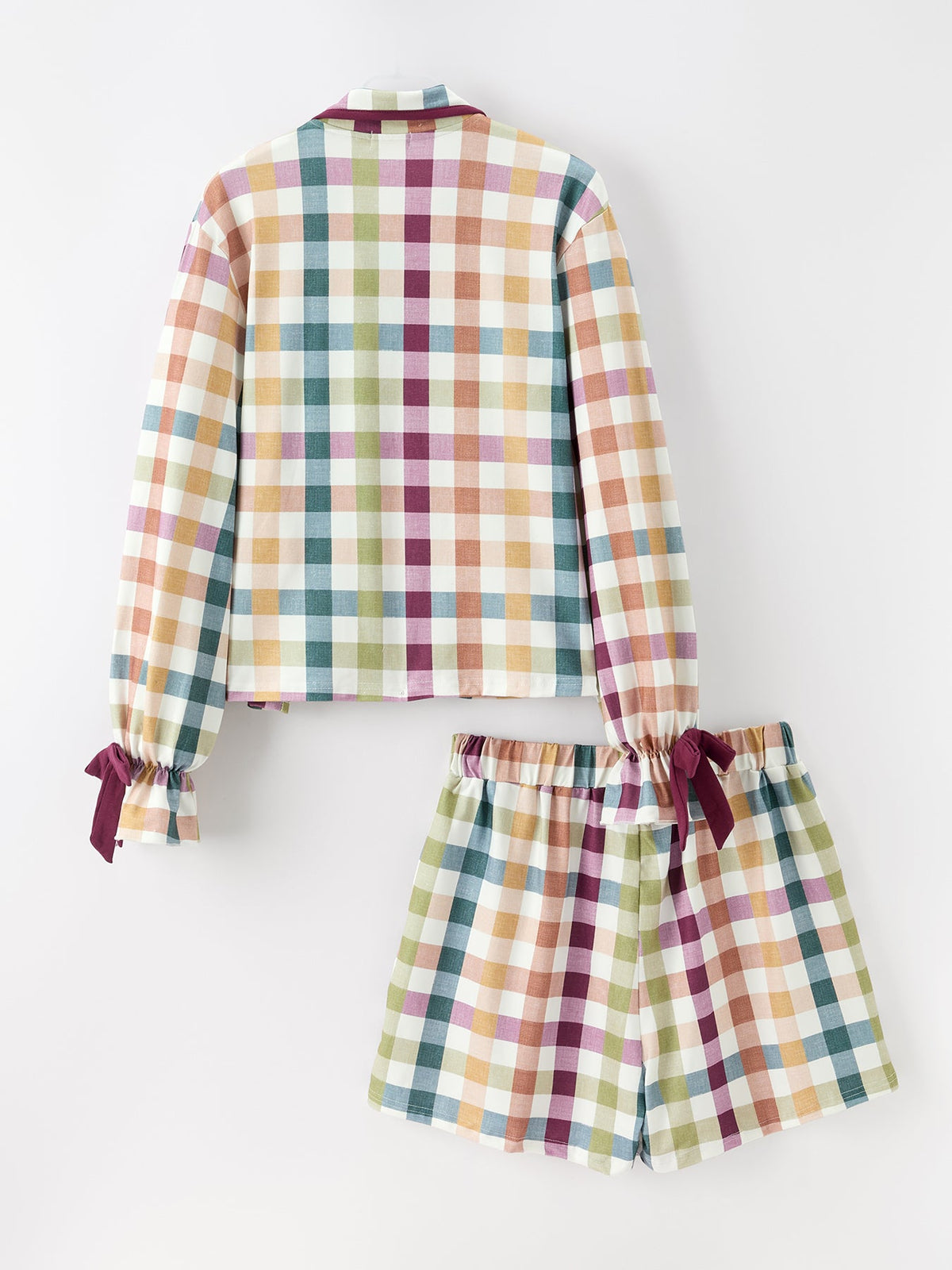 Mommy and Me Fall Plaid Pajama Set
