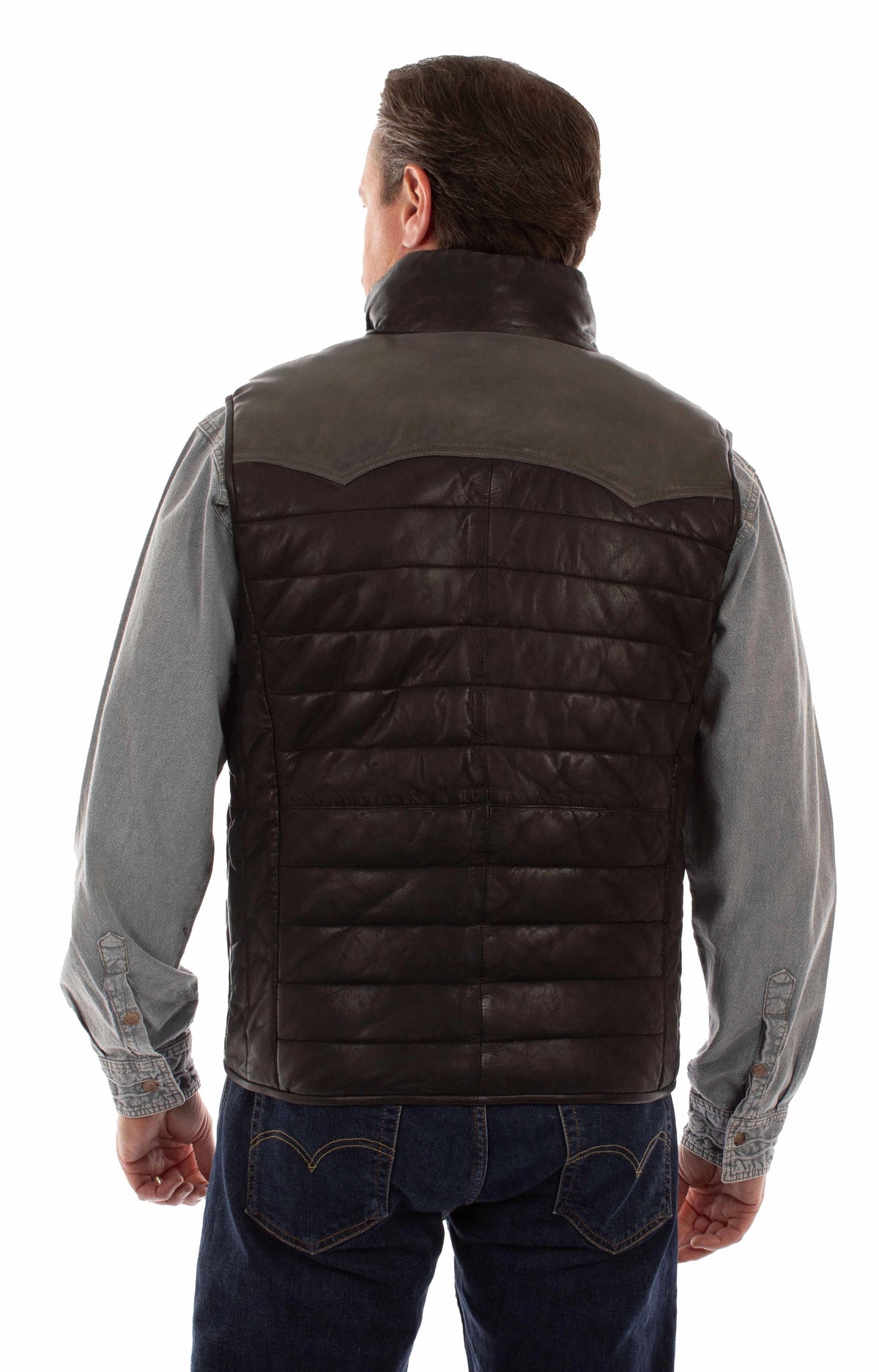Scully Casper (2043 Leather) – Men's Vest
